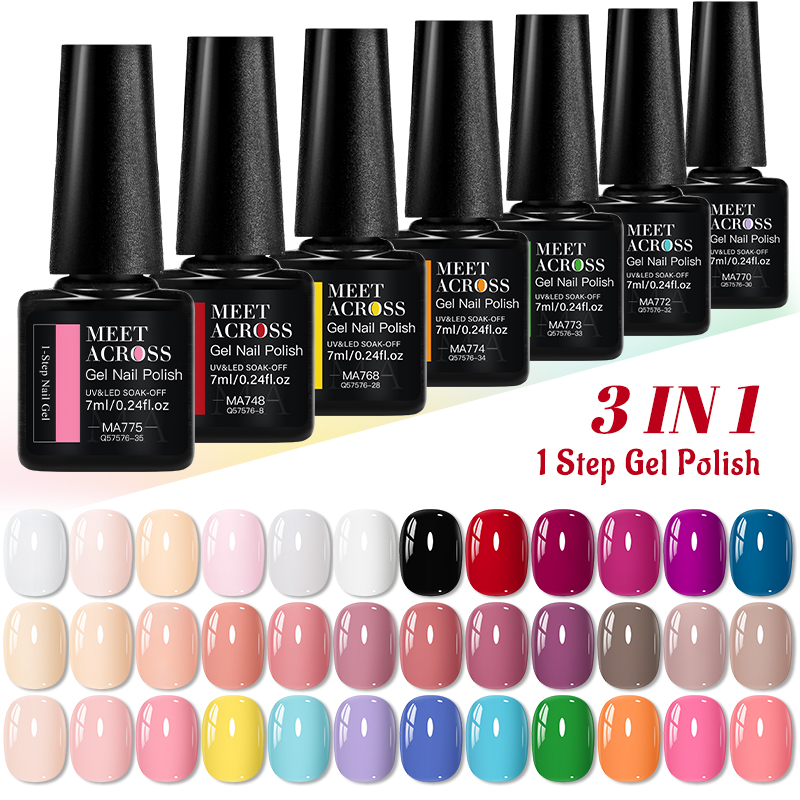 Nail Art One Stroke - 1-staps gellak 3 IN 1 gel