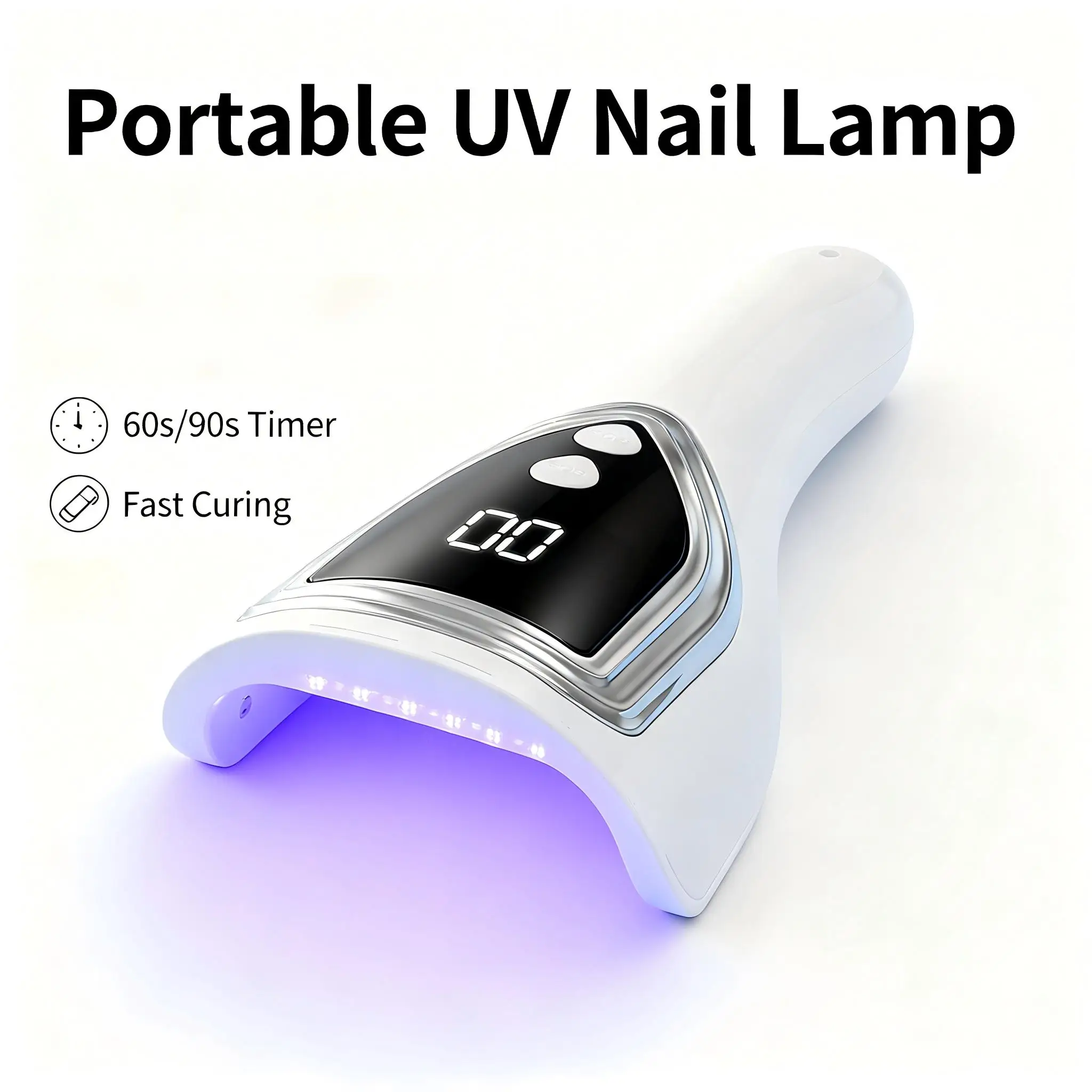 Uv Led Lamp Nail - Draagbare UV-nagellamp, oplaadbare handzame LED-nageldroger met
