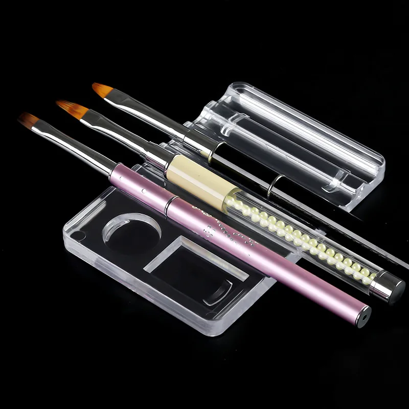 Nail Art Vector - Multifunctionele nail art-penhouder van acryl, borstelstandaard