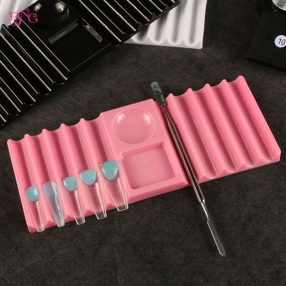 Nail Art Vector - BNG Dubbele Vormhouder Plastic Penhouder voor