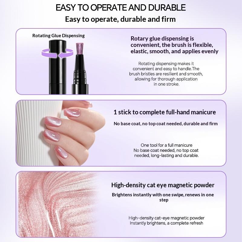 Nail Art One Stroke - 3ML One Step Cat Eye Gel