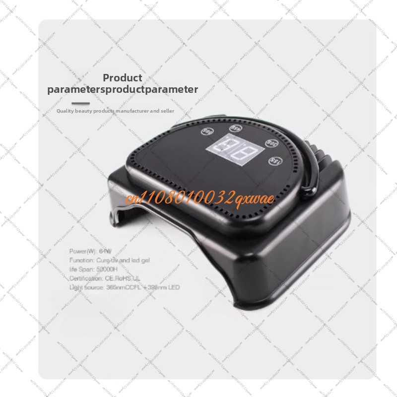 Uv Led Lamp Nail - Professionele 64W nageldrogerlamp, snel uithardende LED/UV