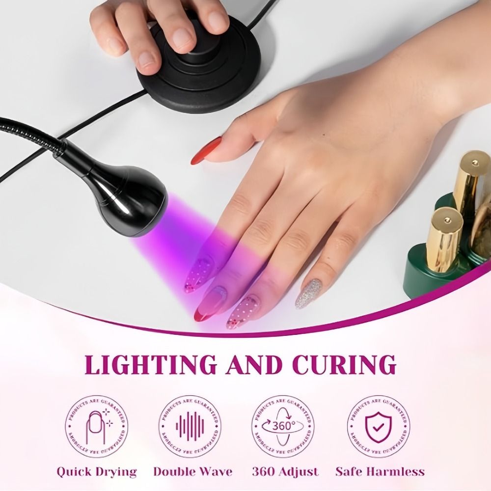 5W/3W UV LED nagellamp met voe - Uv Led Lamp Nail recensie en prijs