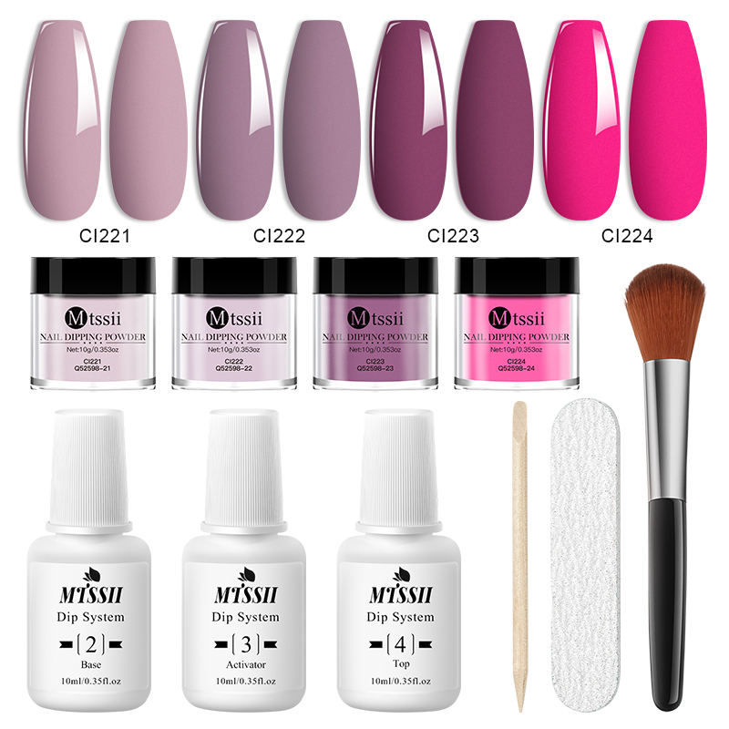 10-delige set dip nail poederk - Dip Powder Nail recensie en prijs