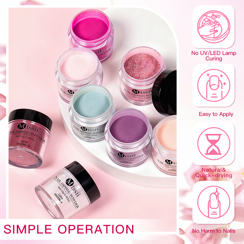 10-delige set dip nail poederk - Dip Powder Nail recensie en prijs