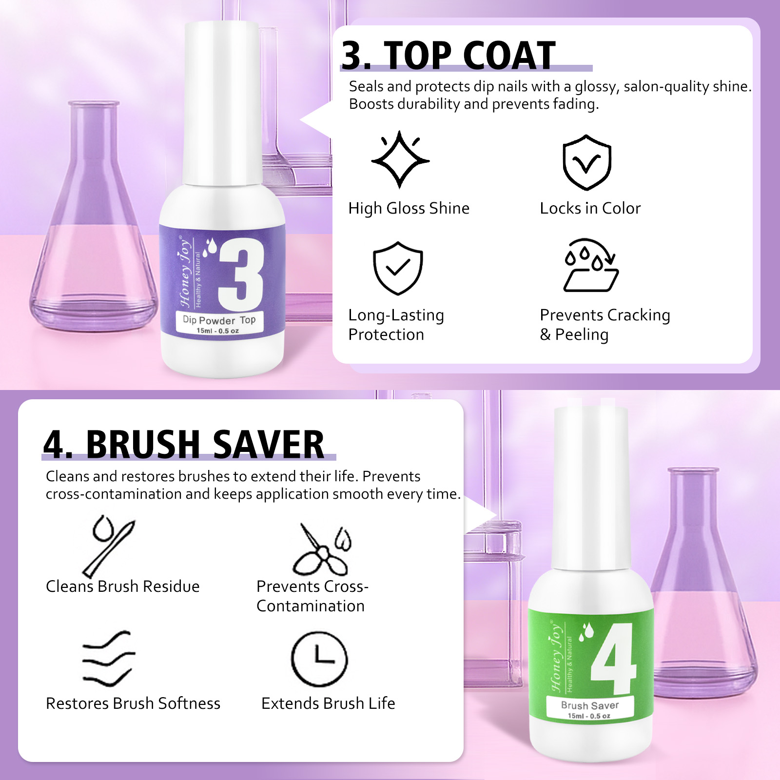 15 ml dompelpoedersysteem vloe - Dip Powder Nail recensie en prijs