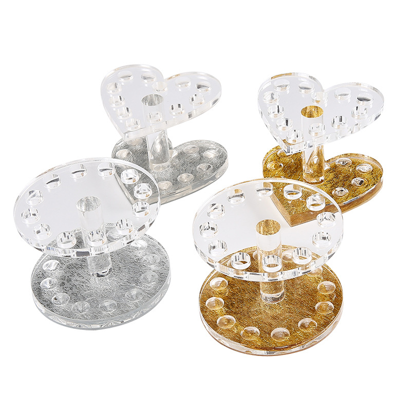 12-gaten nagelborstels opbergd - Nail Art Vector recensie en prijs