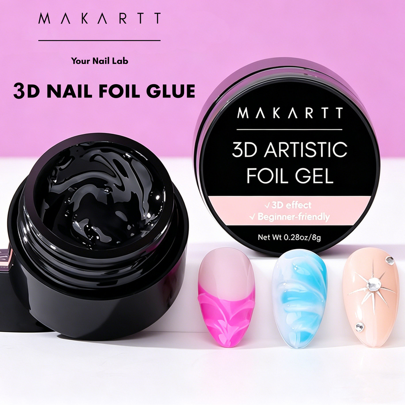 Makartt 3D Nagellak Gel 8ml Na - Uv Led Lamp Nail recensie en prijs