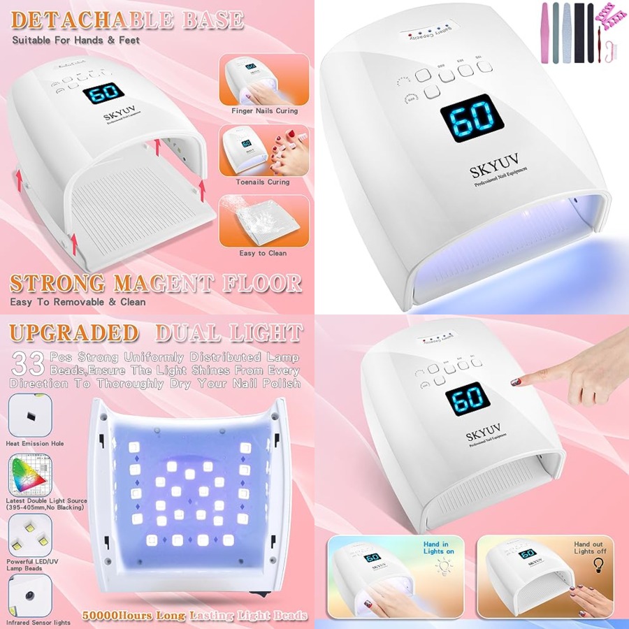 Oplaadbare, sneller drogende U - Uv Led Lamp Nail recensie en prijs