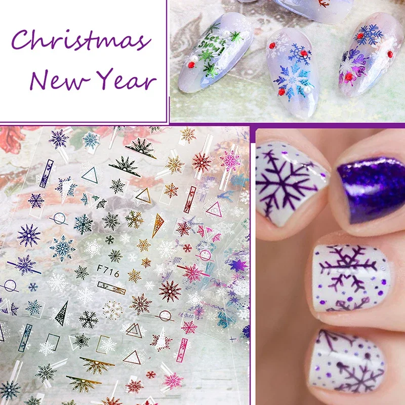 Kerst nagels stickers winter k - Nail Art Xmas Design recensie en prijs