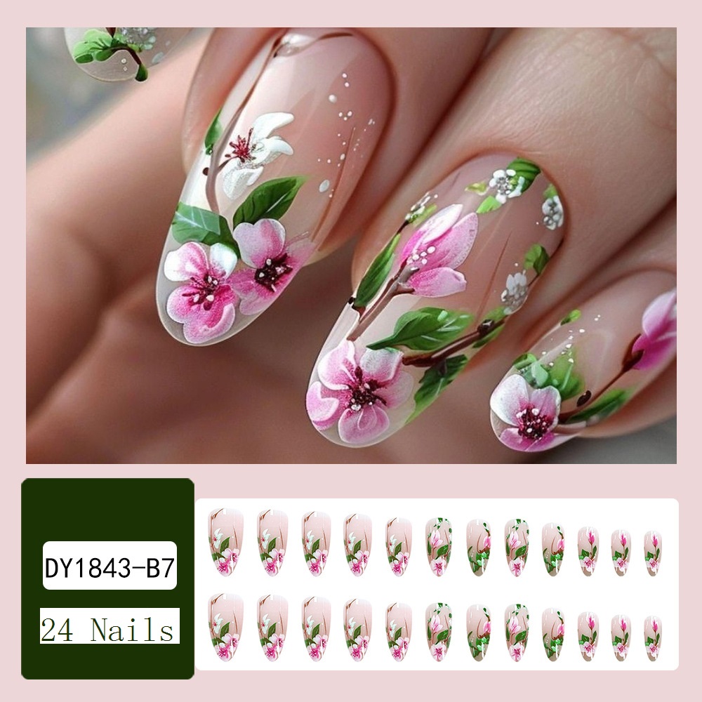 Korte Amandel Druk op Nagels 3 - Nail Art Press On recensie en prijs