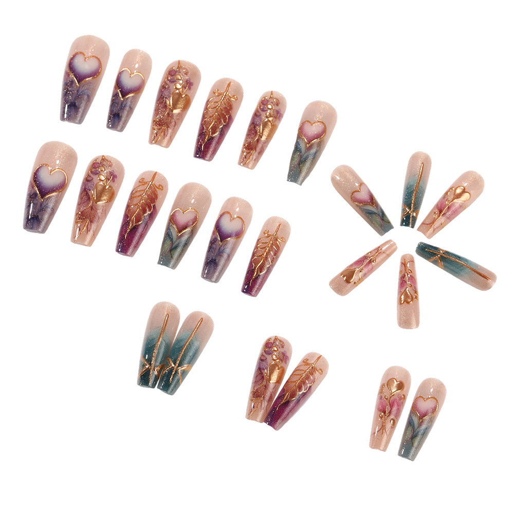 24 stks/set 3D nepnagels voor  - Nail Art Press On recensie en prijs