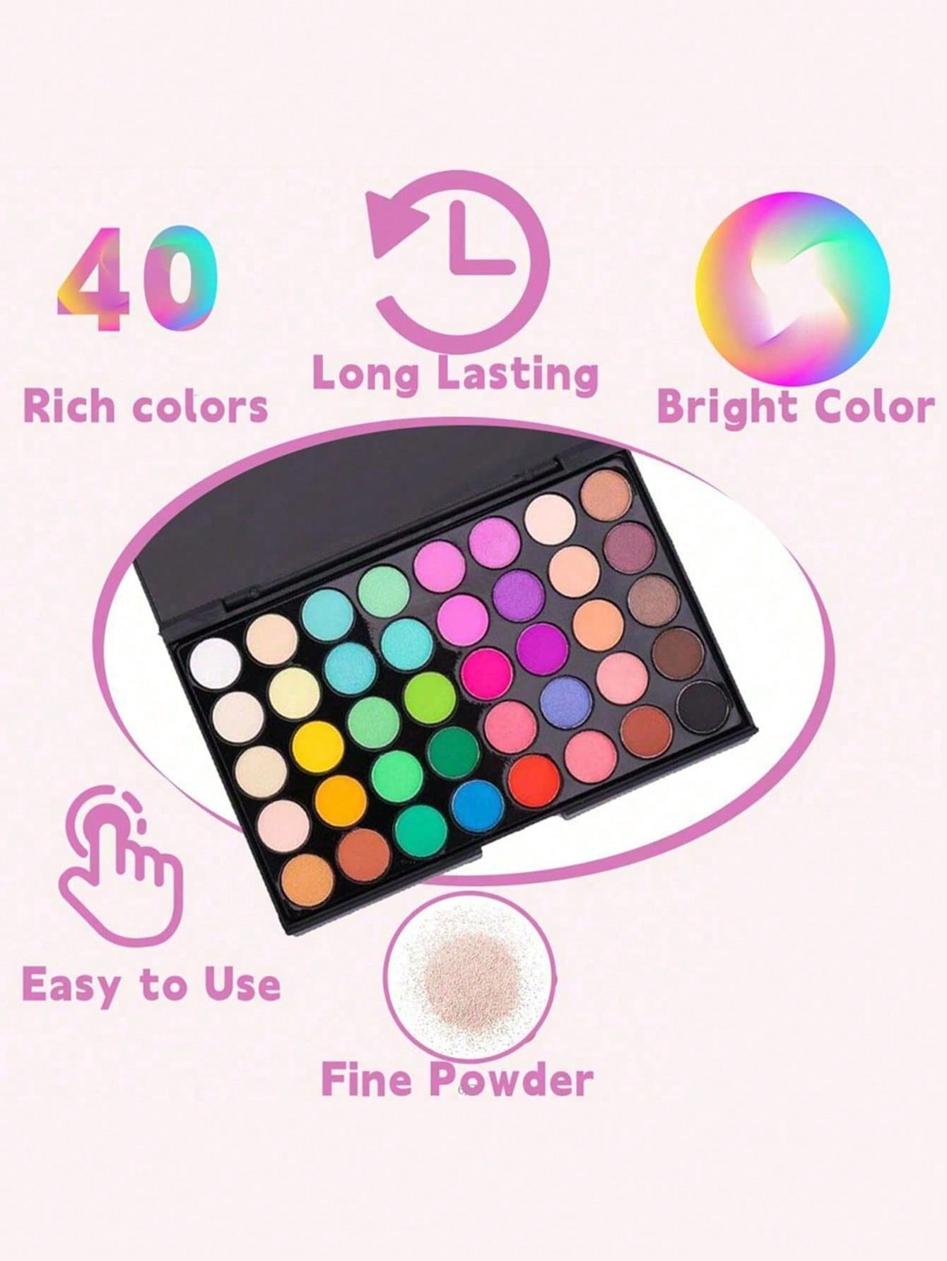 Nail Art Pigment Poederpalet 4 - Dip Powder Nail recensie en prijs