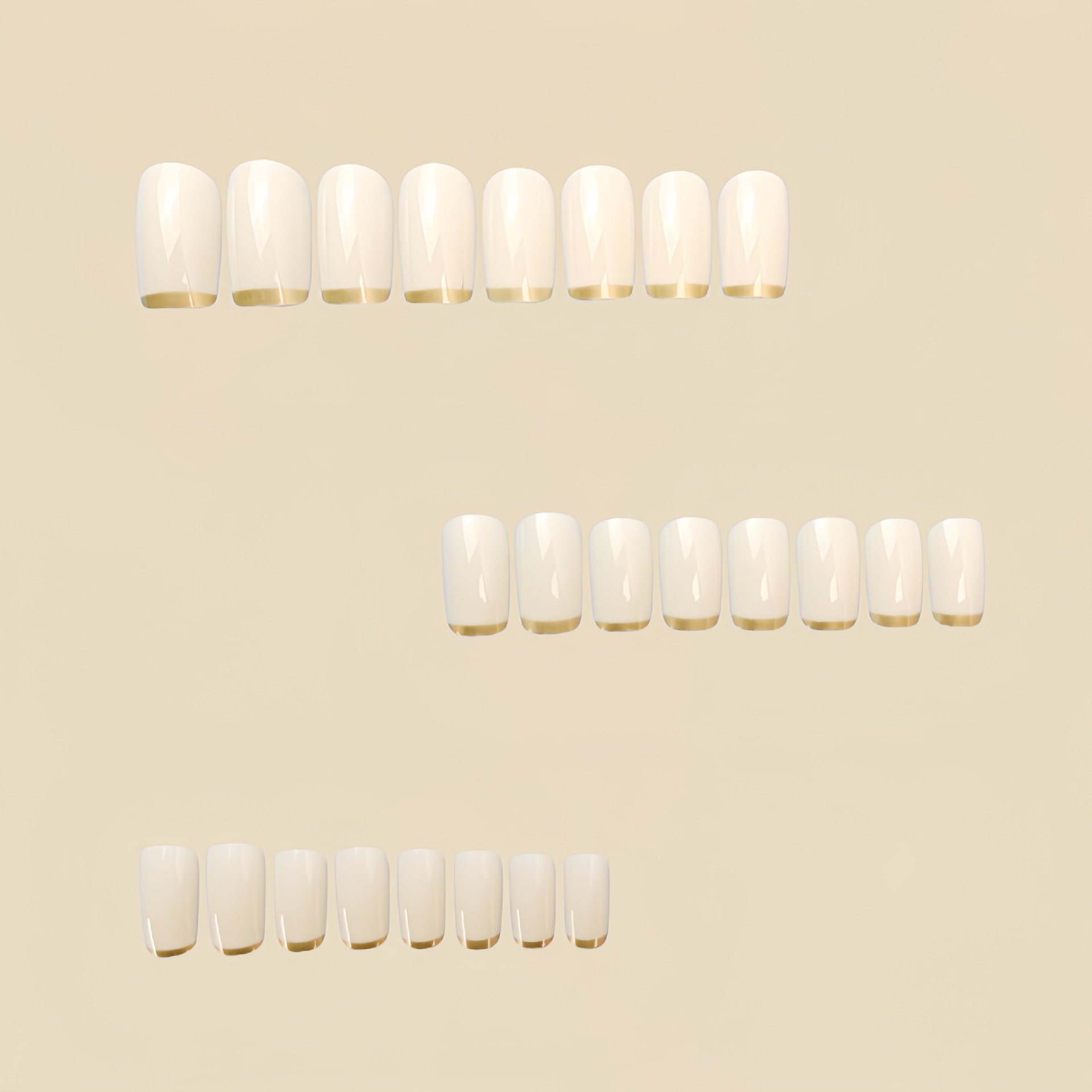Medium nepnagels voor vrouwen, - Nail Art Press On recensie en prijs