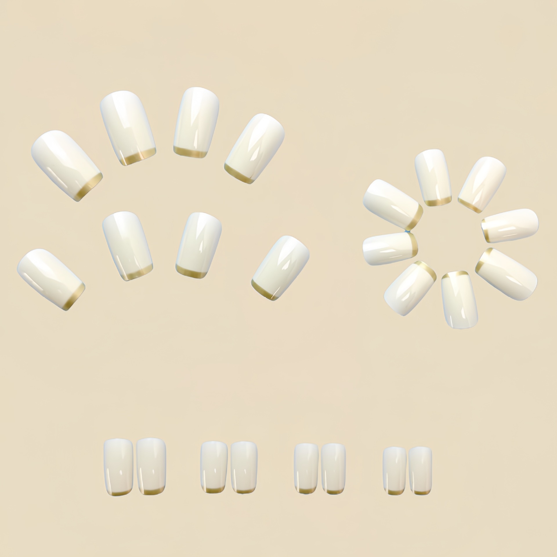 Medium nepnagels voor vrouwen, - Nail Art Press On recensie en prijs