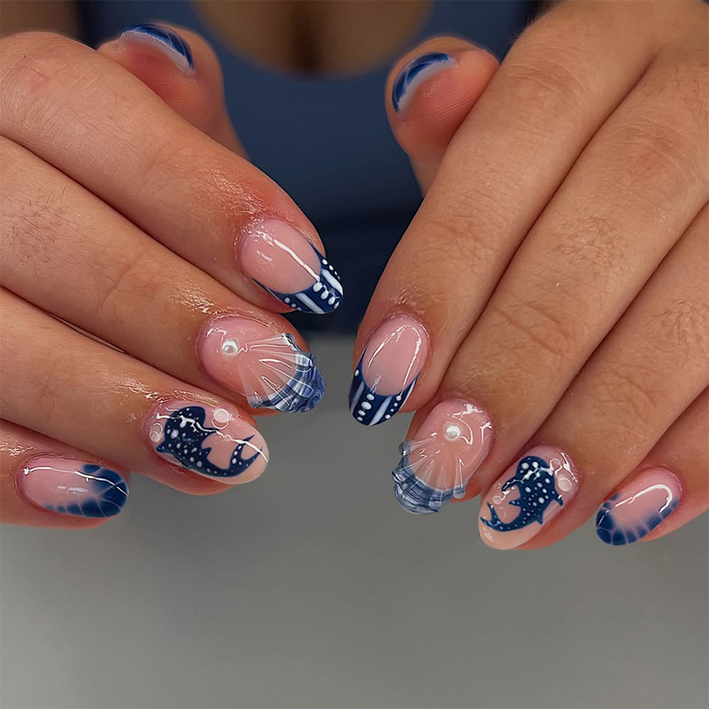 24 stuks amandelvormige 3D-gel - Nail Art Press On recensie en prijs