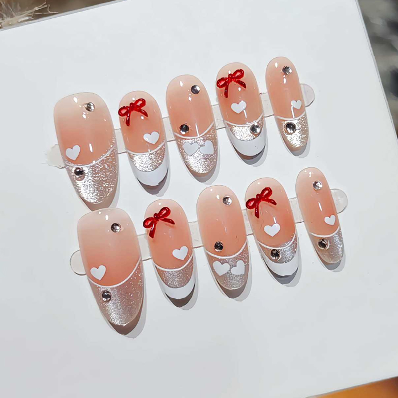 10 stuks Franse zoete, coole,  - Nail Art Press On recensie en prijs