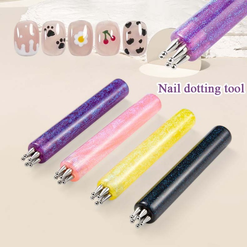 5-bladige bloemvormige nagelpu - Nail Art One Stroke recensie en prijs