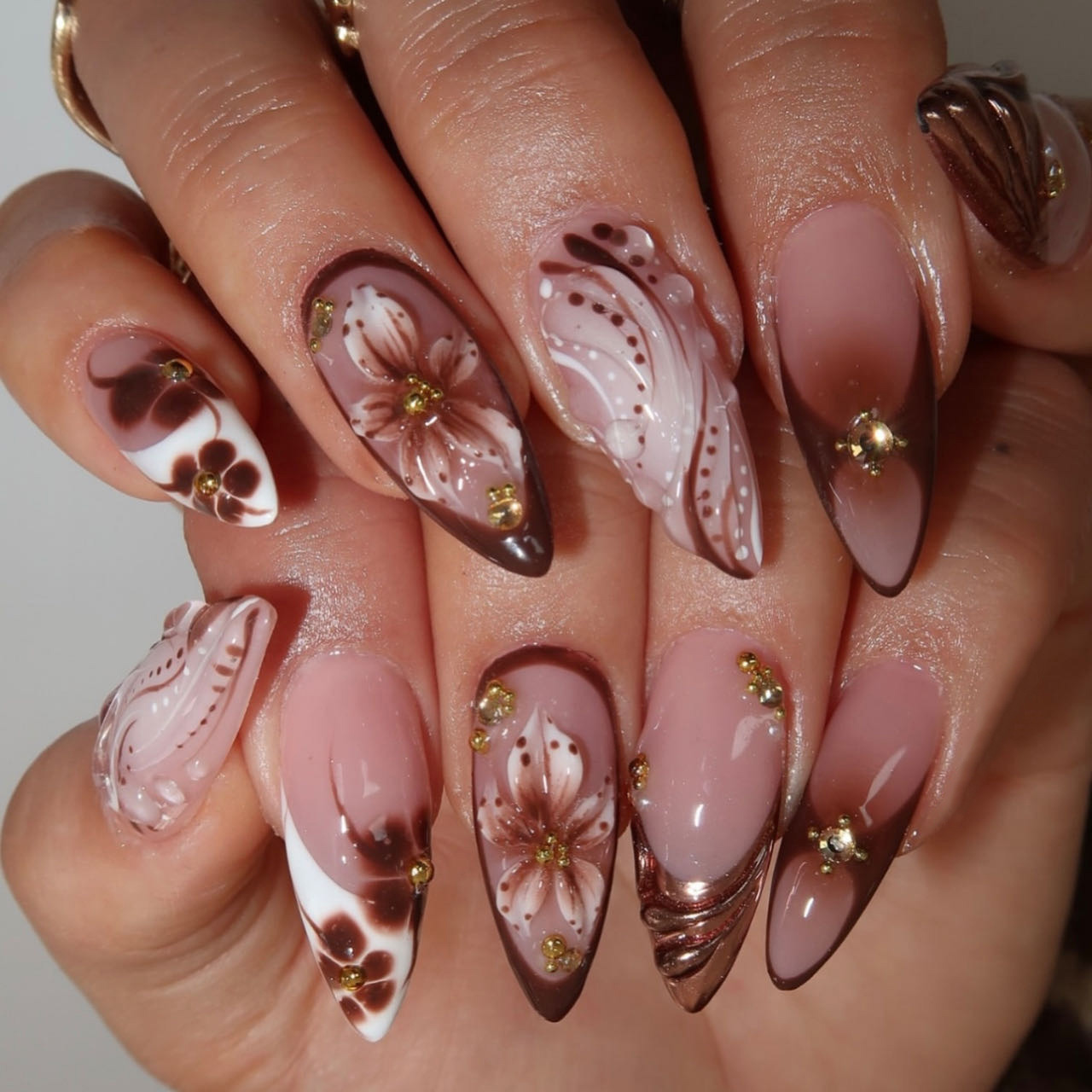 Medium nepnagels voor vrouwen, - Nail Art Press On recensie en prijs