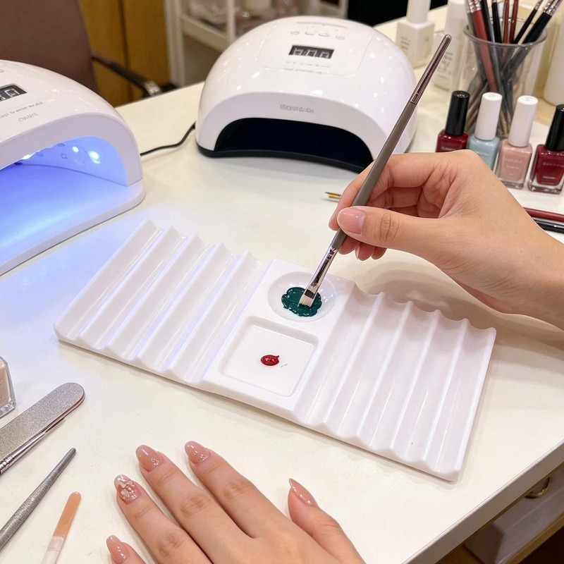 Herbruikbaar nagelkunstpalet m - Nail Art Vector recensie en prijs