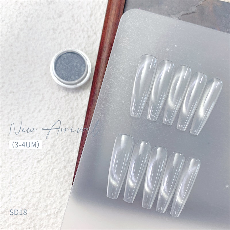 HNDO Nieuwe Zilver Wit 3D Cat  - Dip Powder Nail recensie en prijs