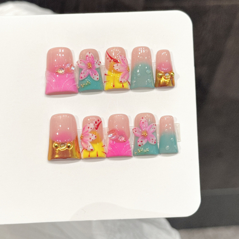 10st Oceaan Stijl Nepnagels Du - Nail Art Press On recensie en prijs