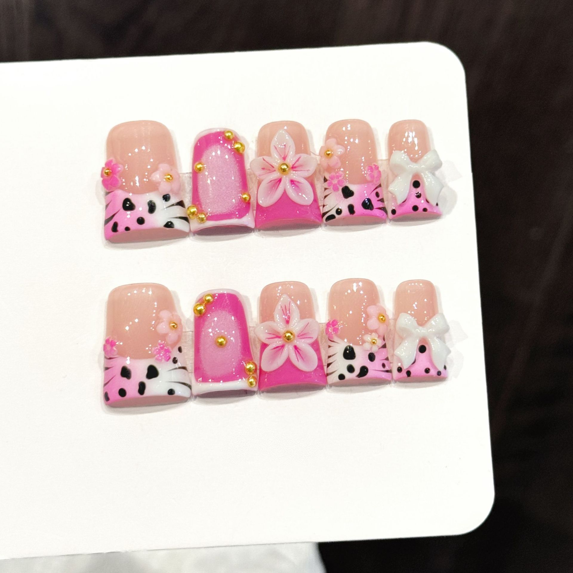 10st Oceaan Stijl Nepnagels Du - Nail Art Press On recensie en prijs