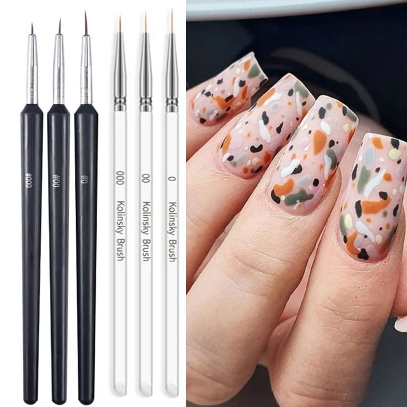 3 Stuks Nail Art Borstel Nail  - Nail Art One Stroke recensie en prijs