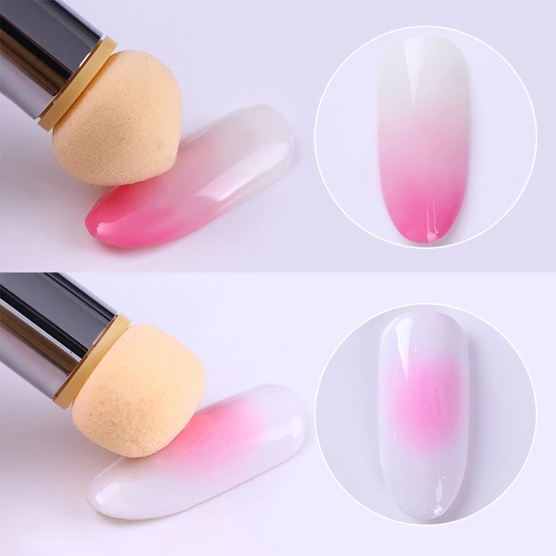 Ronde scherpe kop sponskoppen  - Dip Powder Nail recensie en prijs