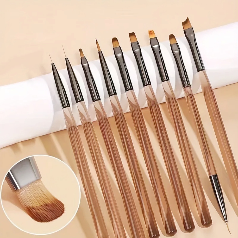9 STKS Nagelborstel voor Nail  - Nail Art Vector recensie en prijs