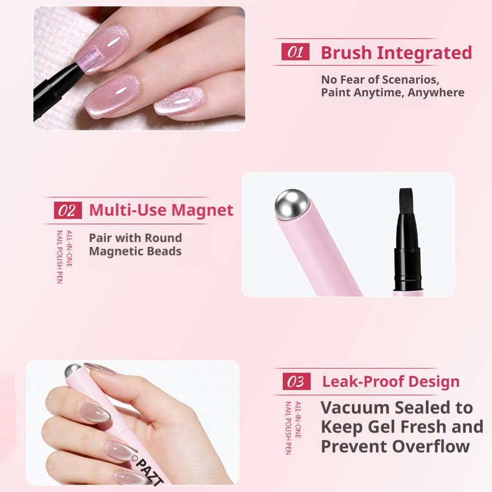 Magnetische Gel Nagellak Pen,  - Nail Art One Stroke recensie en prijs