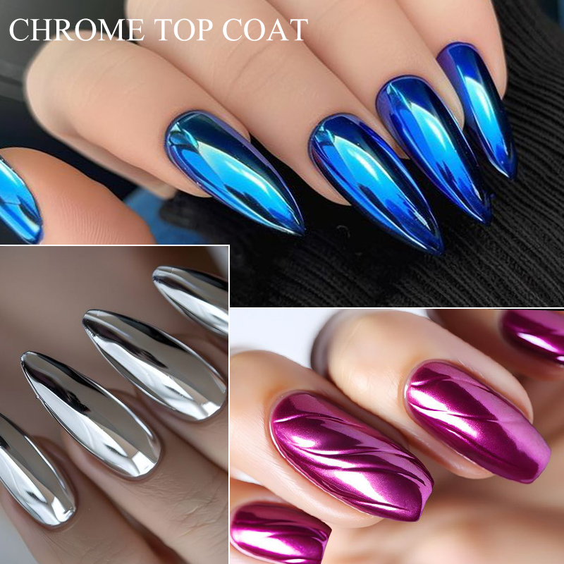 7ML Chrome Top Coat voor spieg - Dip Powder Nail recensie en prijs