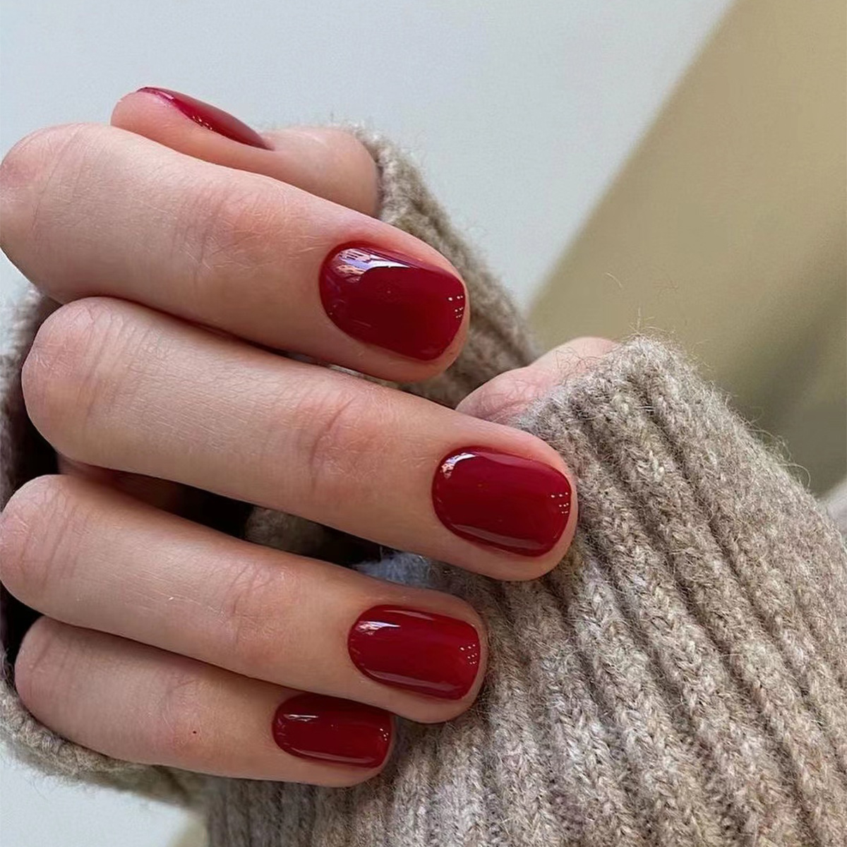 24 stuks effen kleur druk op n - Nail Art Press On recensie en prijs