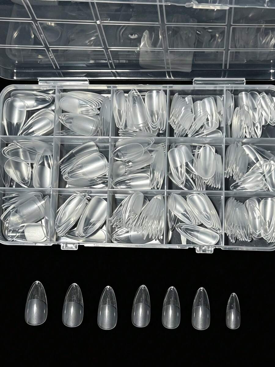 330 stuks korte amandelvormige - Nail Art Press On recensie en prijs
